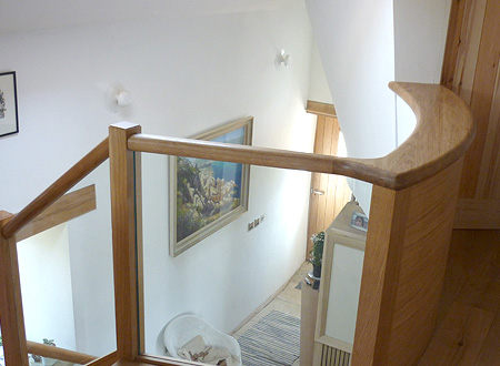 Bespoke joinery - Oak wall